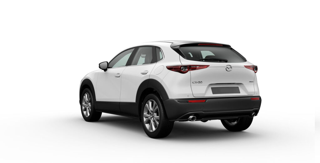 MAZDA-CX-30-e-SYACTIV-G-MHEV-Centre-line-exterior-trasera