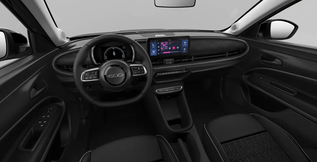 Fiat-600-MHEV-1.2-100cv-DDCT-interior-delantera
